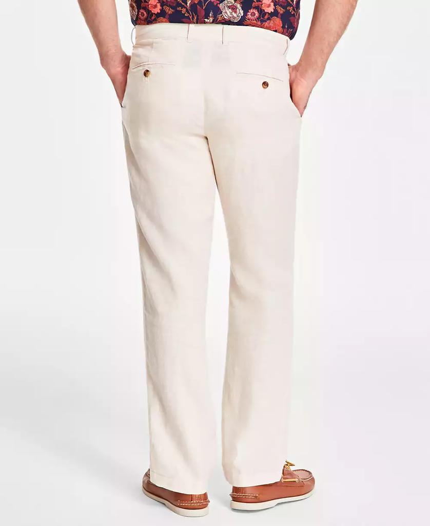 Club Room Men's Linen Cross-Dye Pants, Created for Macy's