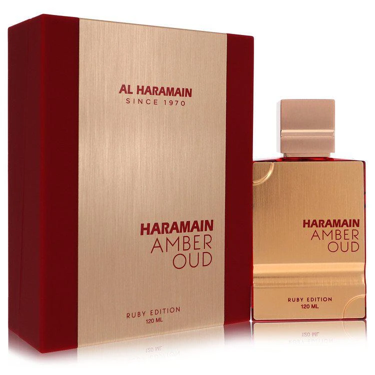 AL HARAMAIN 2pcs Combo  Amber Oud Ruby by  Eau De Parfum Spray 4 oz Women