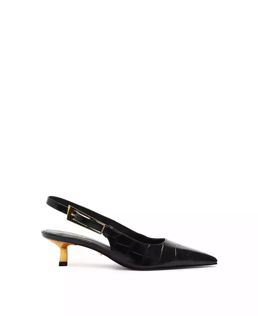 Schutz Women's Ciara Slingback Kitten Heel Pumps 2
