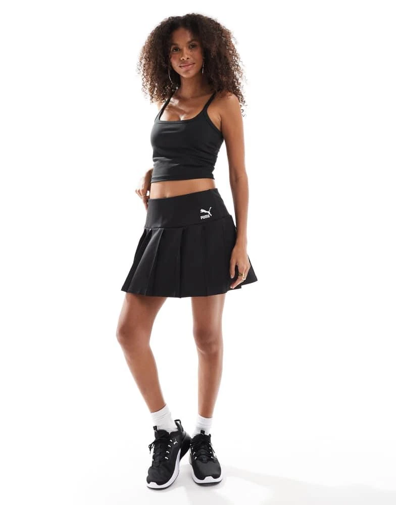 Puma Puma Classics pleated mini skirt in black 1