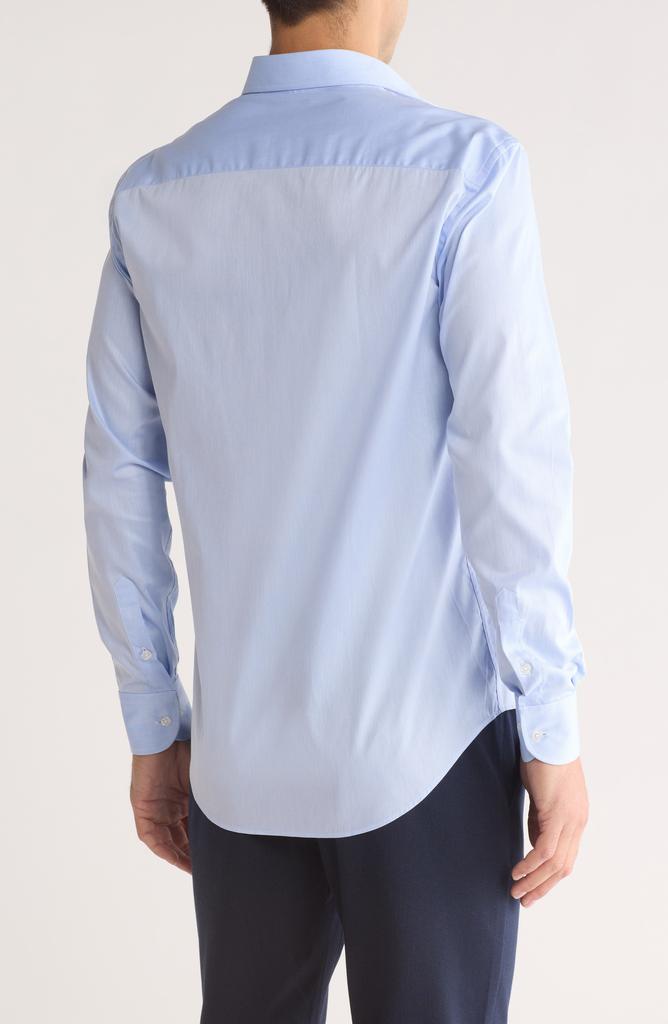 Armani Collezioni Pinstripe Stretch Dress Shirt