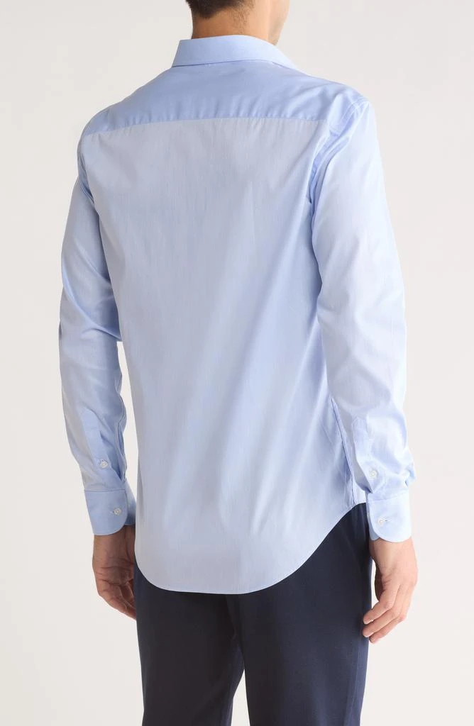 Armani Collezioni Pinstripe Stretch Dress Shirt 2