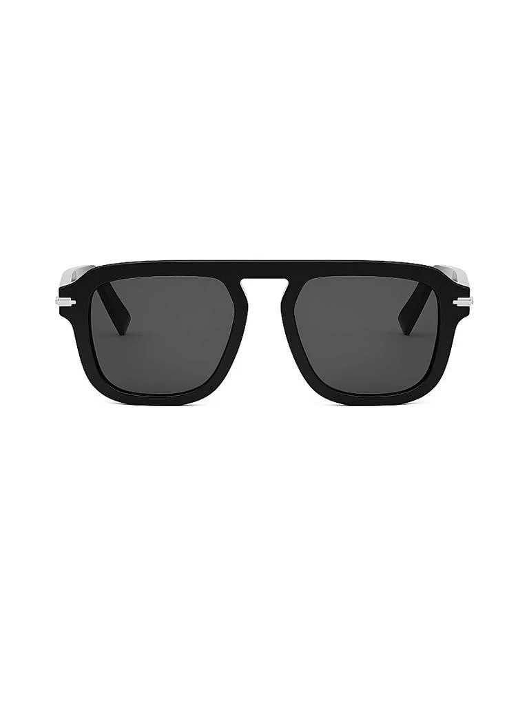 Dior DiorBlackSuit S15I 44MM Rectangular Sunglasses 2