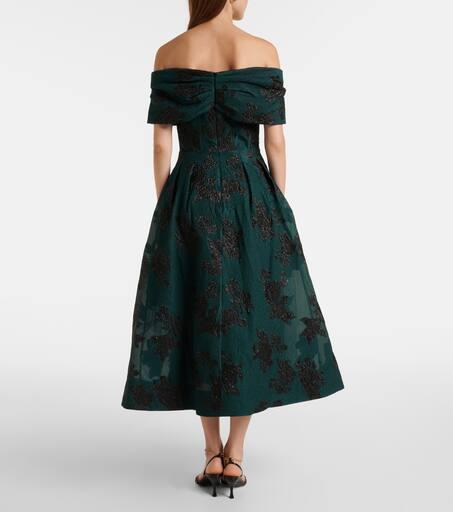 REBECCA VALLANCE Beryl embroidered midi dress - Dresses