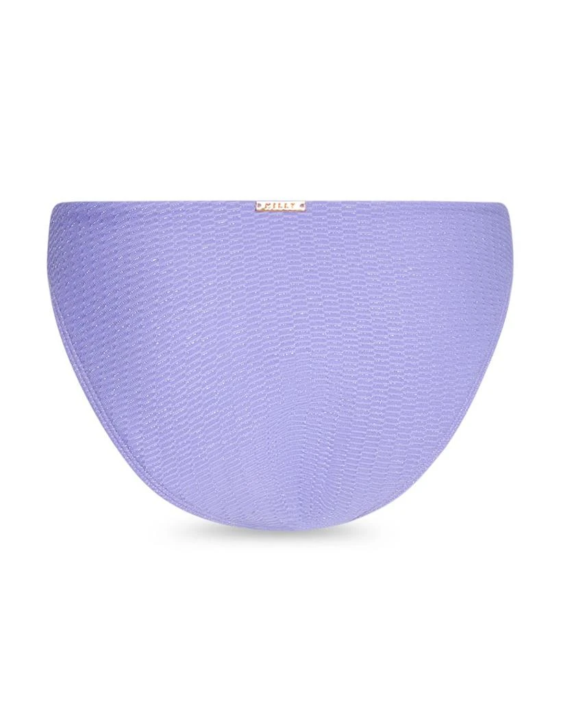 Milly Shimmer Texture Bikini Bottom 3