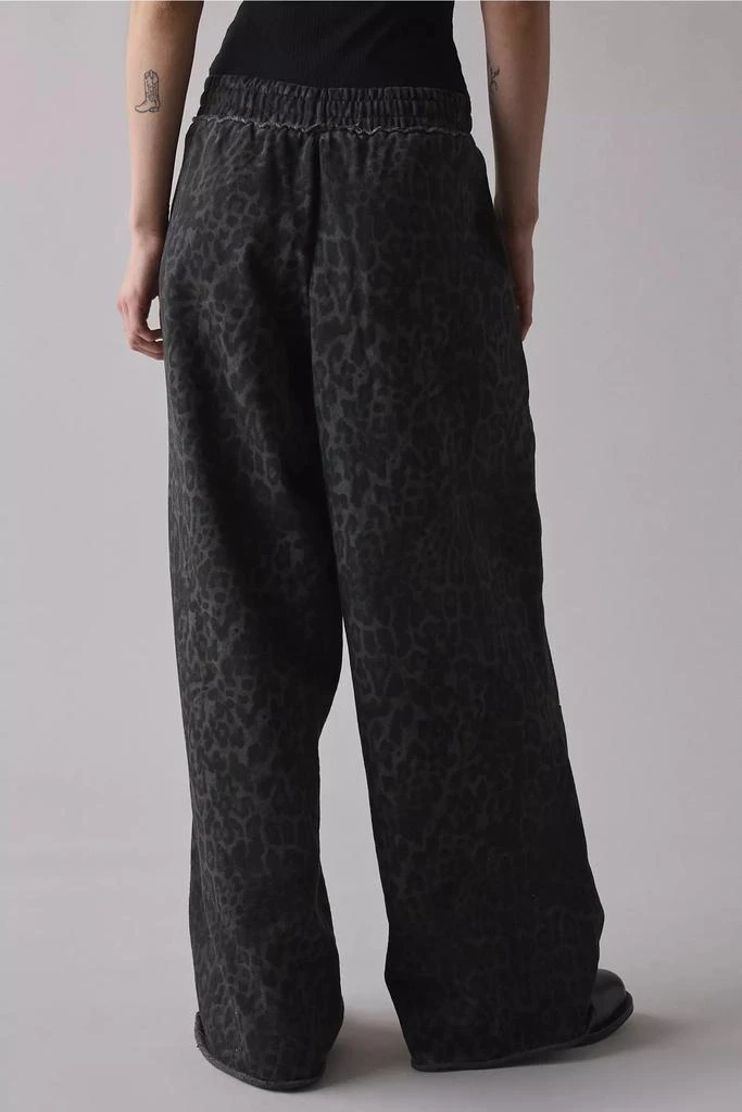 Jaded London Jaded London Charcoal Leopard Marled Monster Jogger 5