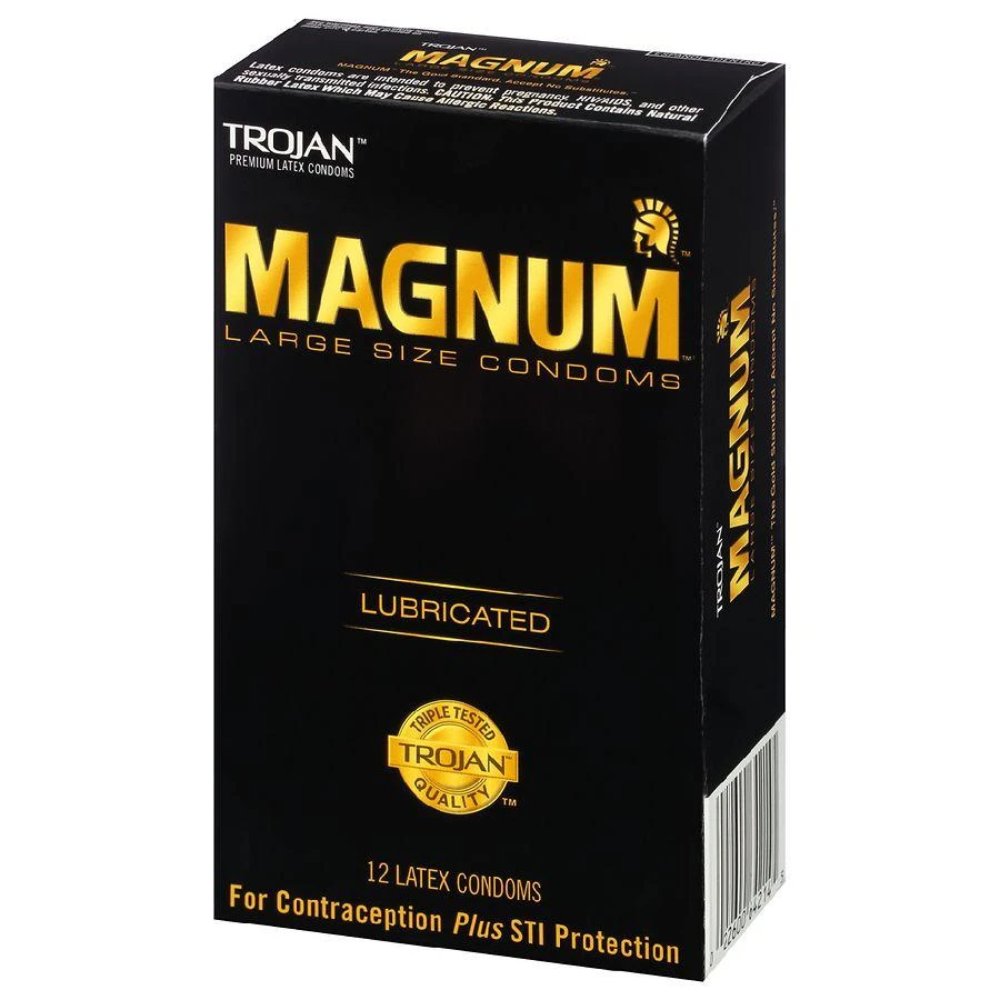 Trojan Magnum Magnum Large Size Premium Lubricated Condoms Large 4