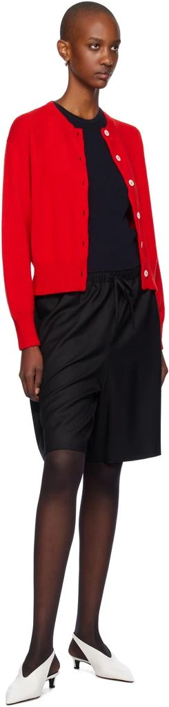 &Daughter Red Ada Crewneck Cardigan 4