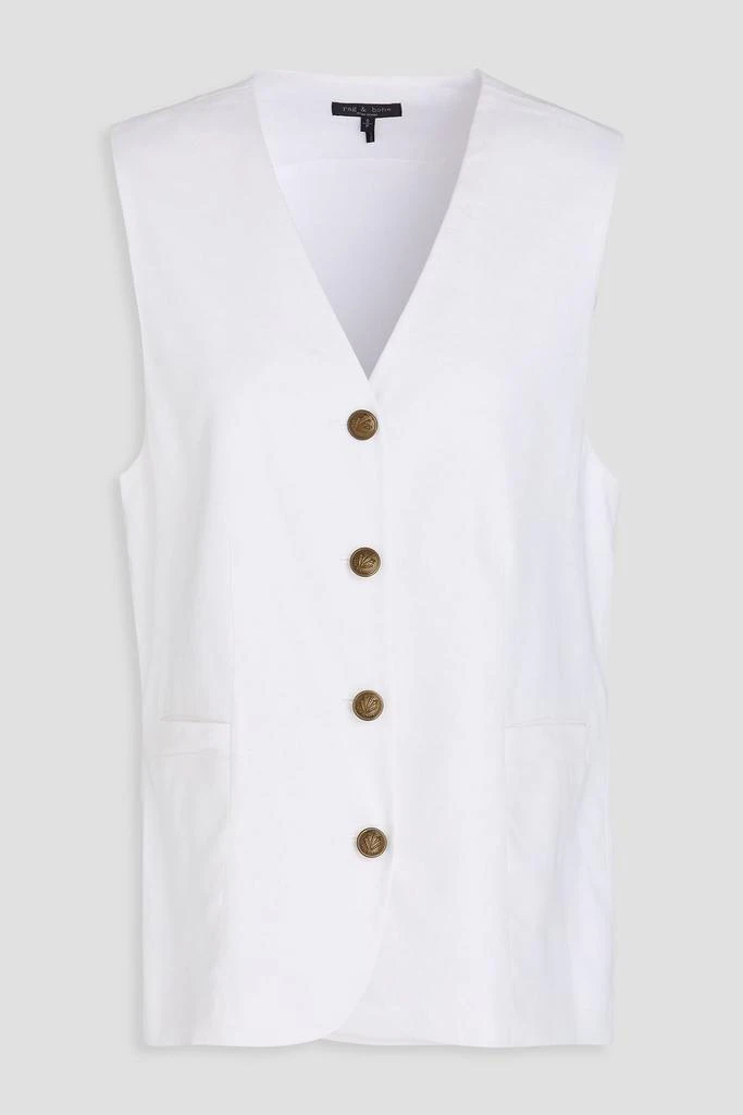 Rag & Bone Charlotte linen-blend vest