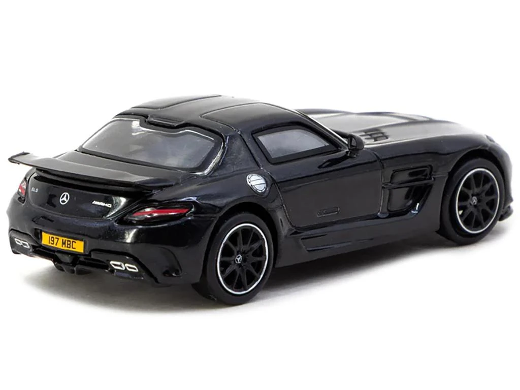 Tarmac Works Mercedes-Benz SLS AMG Coupe Black Series Black Metallic "Global64" Series 1/64 Diecast Model by 2