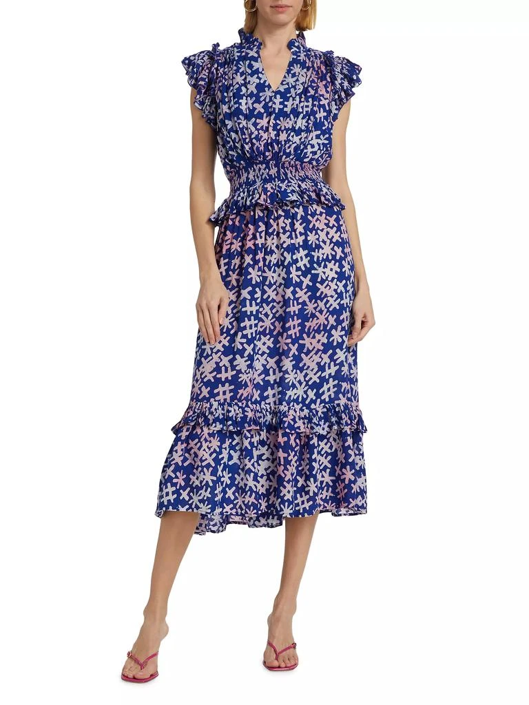 Busayo Bukola Printed Tiered Dress 3