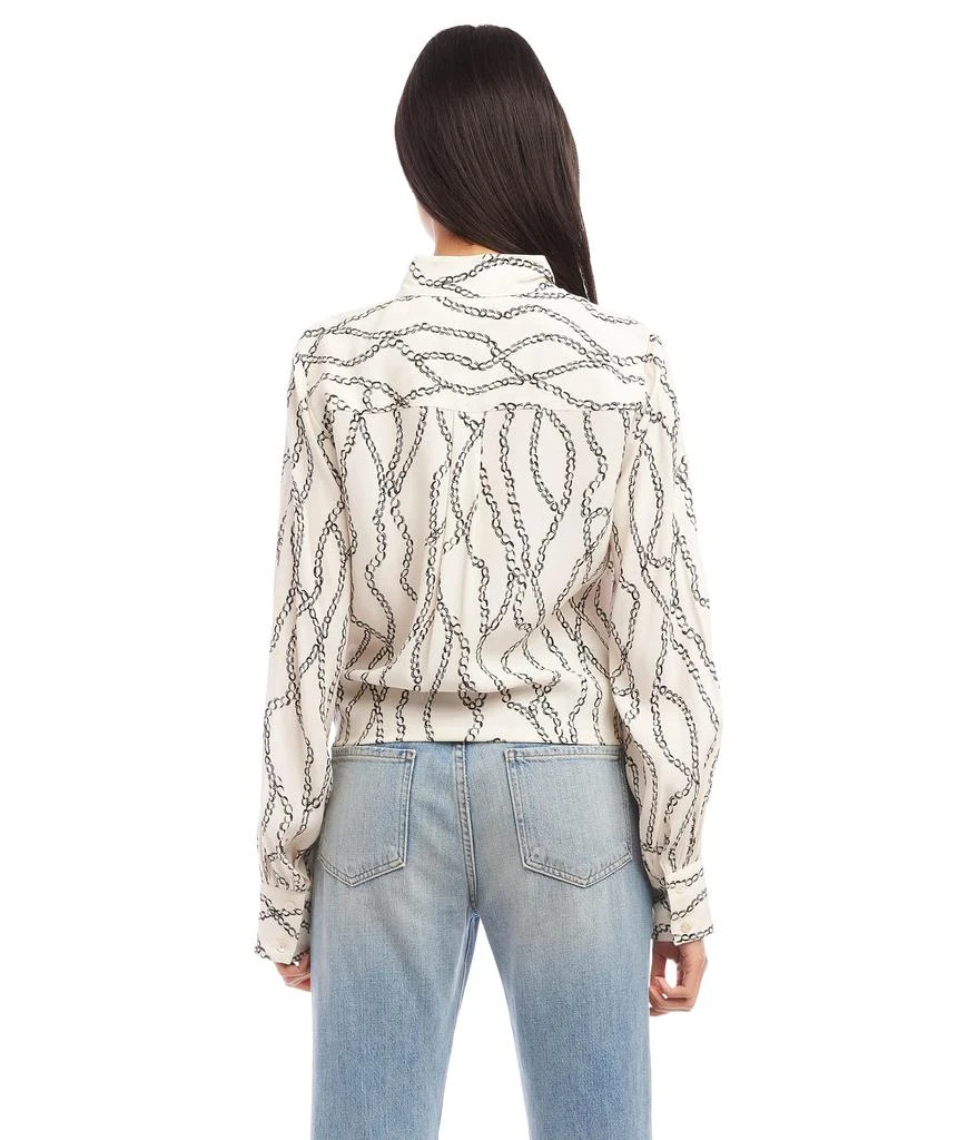 Karen Kane Tie Front Top 2