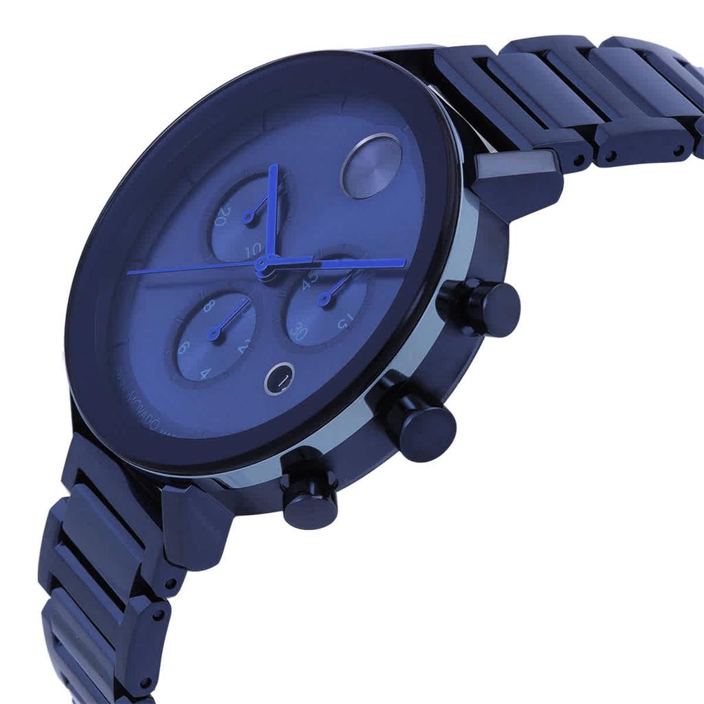 Movado Bold Evolution Chronograph Quartz Blue Dial Ladies Watch 3600790