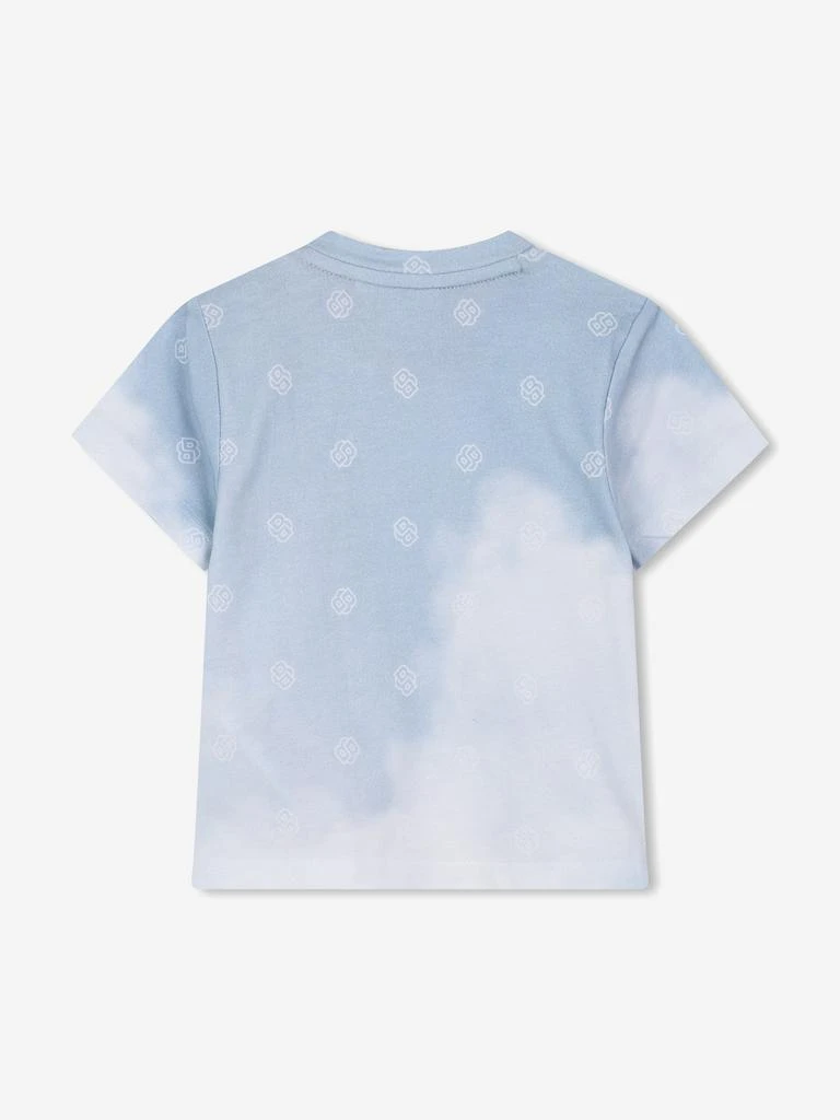 Hugo Boss BOSS Baby Boys Cloud Print T-Shirt in Blue 2