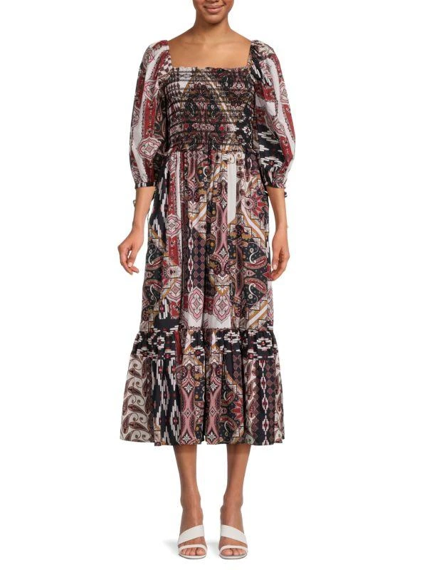 Cara Cara Jazzy Paisley Print Dress 1