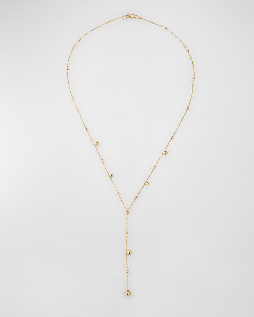 POPPY FINCH 14K Yellow Gold Bubble Lariat Necklace