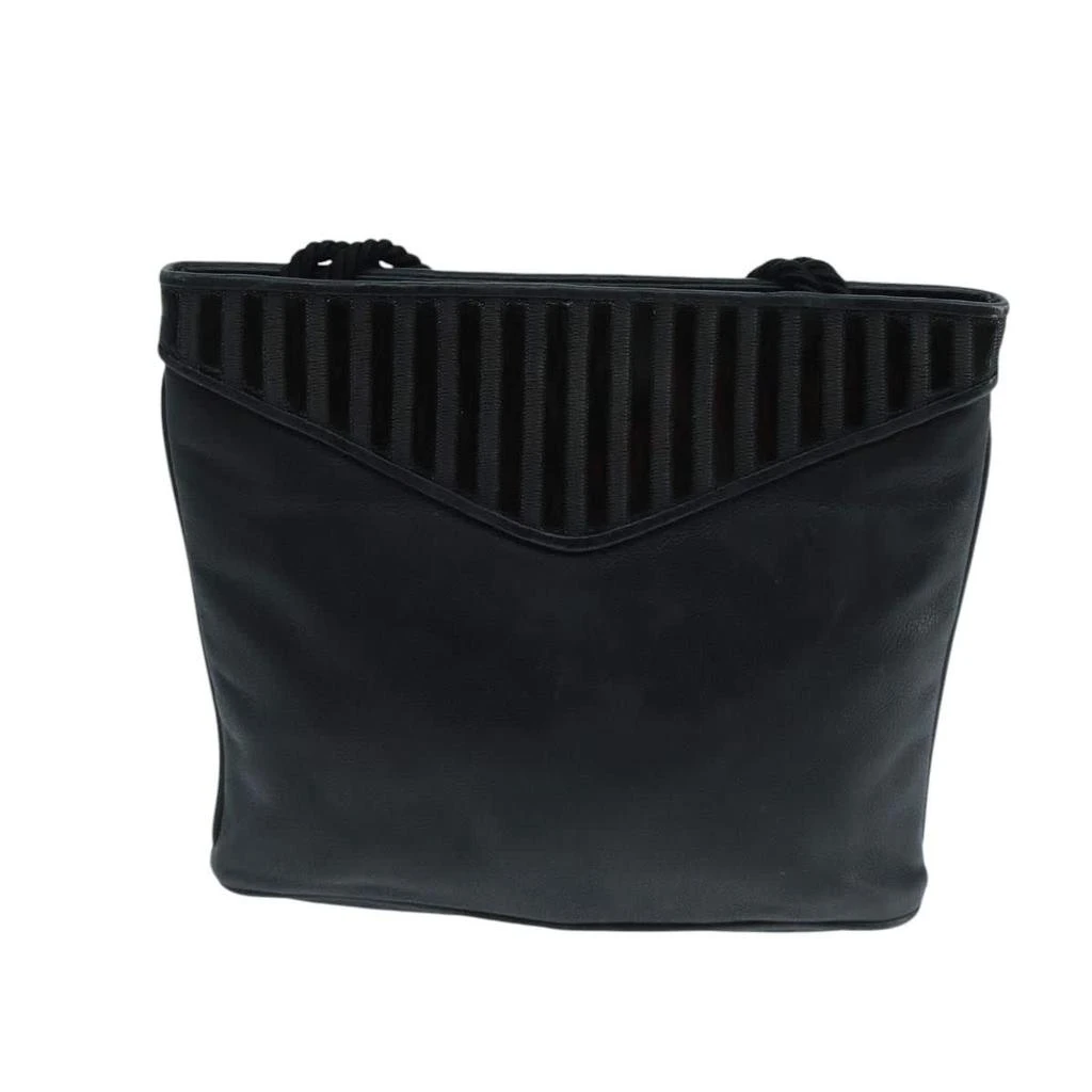 Fendi Ff Logo Stamp Zip Pouch Printed Leather Leather Shoulder Bag Bag (Pre-Owned) 2