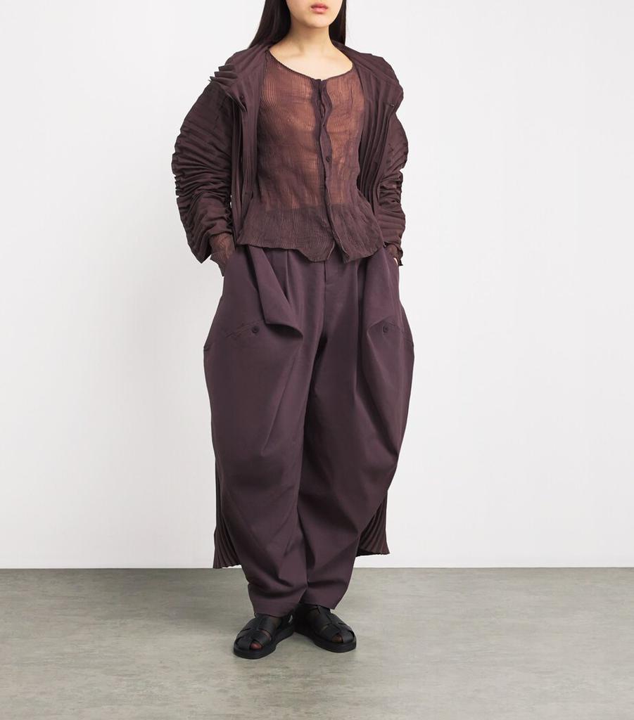 Issey Miyake Chiffon Twist Cardigan - Women's Cardigans