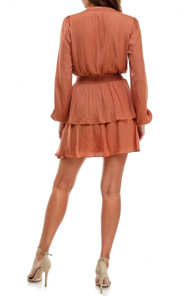 Socialite Long Sleeve Tiered Minidress 2