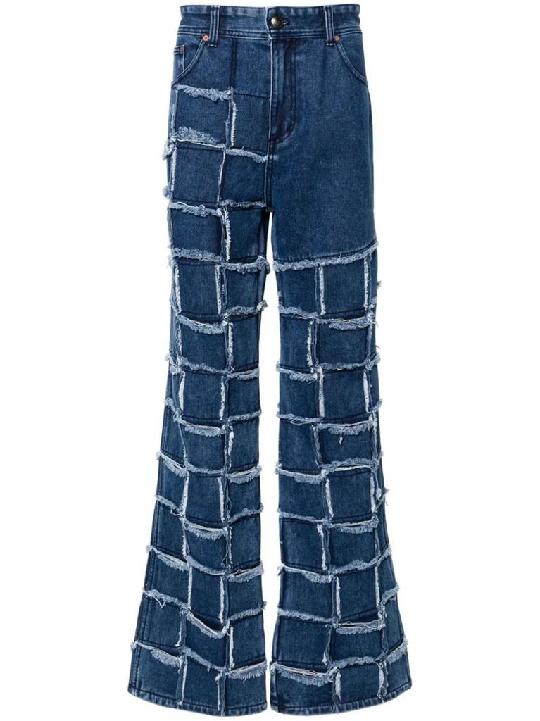 Andersson Bell Andersson Bell `New Patchwork` Wide Leg Jeans