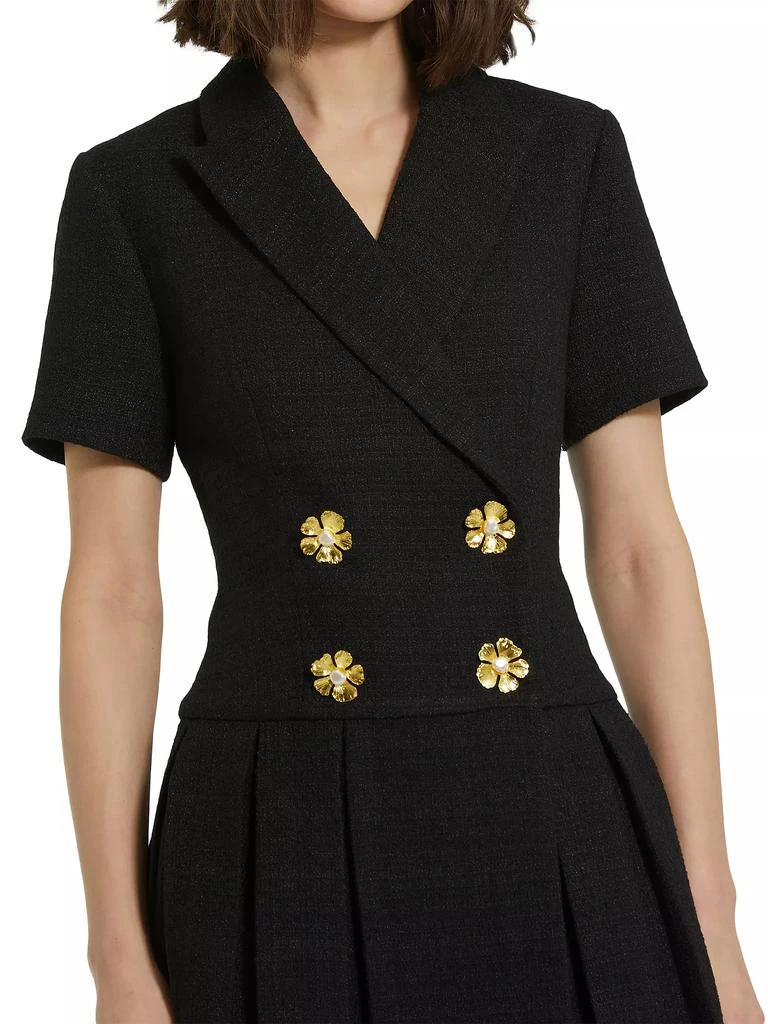 Mac Duggal Tweed Short-Sleeve Blazer Minidress 5