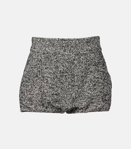 Dolce 
Gabbana Wool and silk-blend high-rise shorts 1