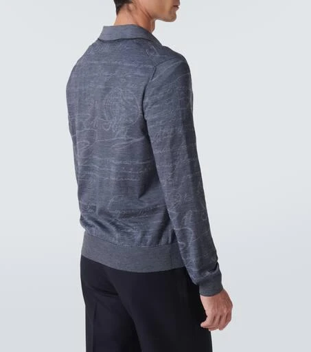 Berluti Wool-blend polo sweater 4
