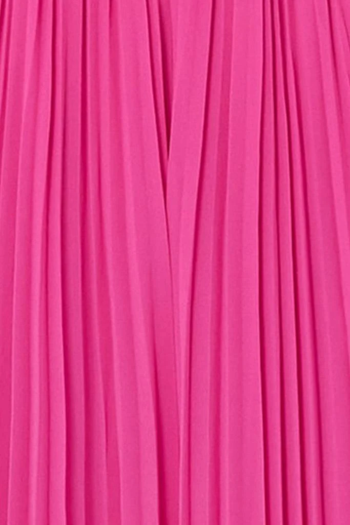 Michael Kors Cutout embellished plissé-georgette midi dress 4
