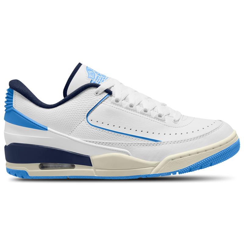 blue and white jordans at foot locker