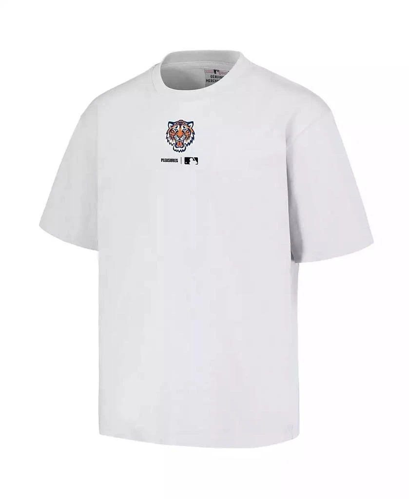 Pleasures Men's White Detroit Tigers Mascot T-shirt 2