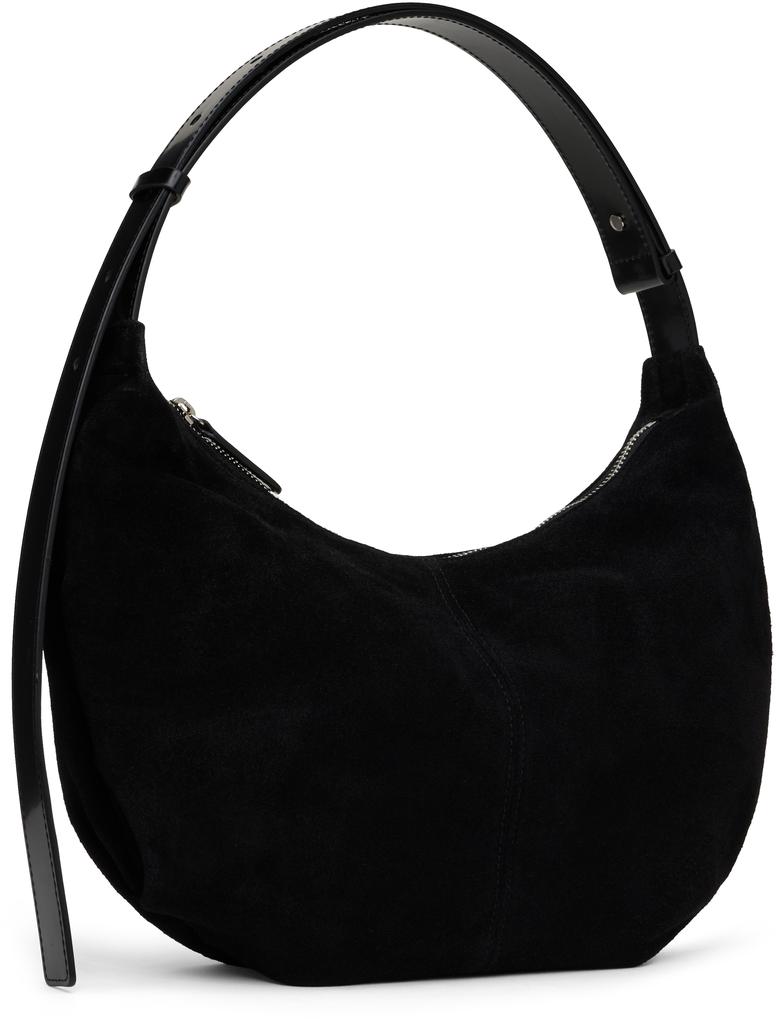 Nothing Written Black Leather Shoulder Bag