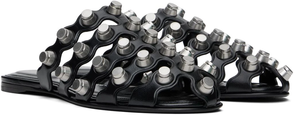 Alexander Wang Black Rexa Cage Slide Sandals 4