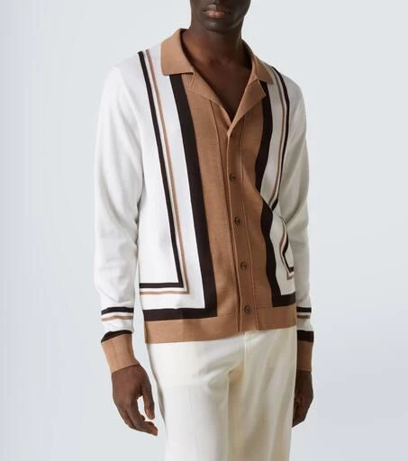 Dolce 
Gabbana Wool and silk jacquard cardigan 3