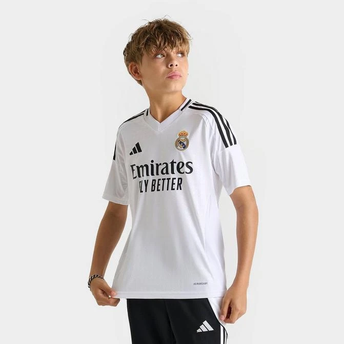 Adidas Kids' adidas Real Madrid 24/25 Home Soccer Jersey 1