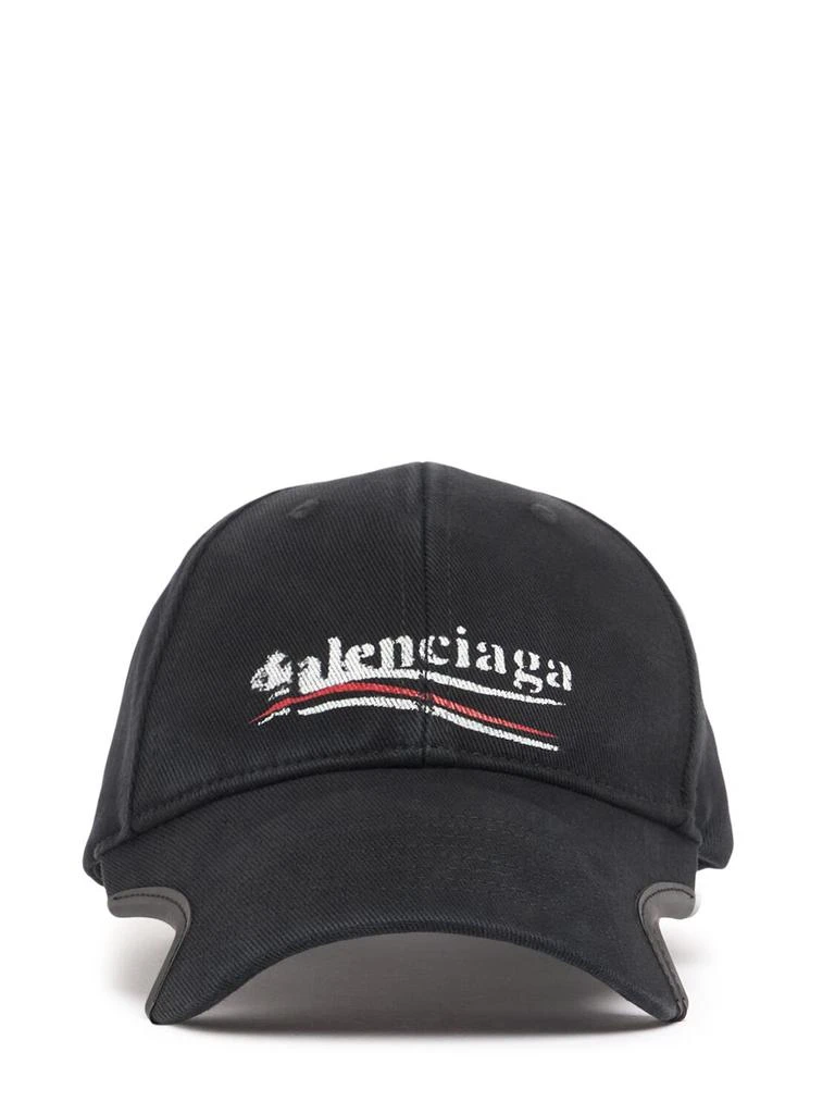 Balenciaga Political Cotton Drill Cap 1