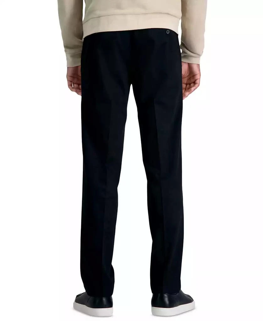 Haggar Men’s Premium No Iron Khaki Straight-Fit Stretch Flat-Front Pants 3