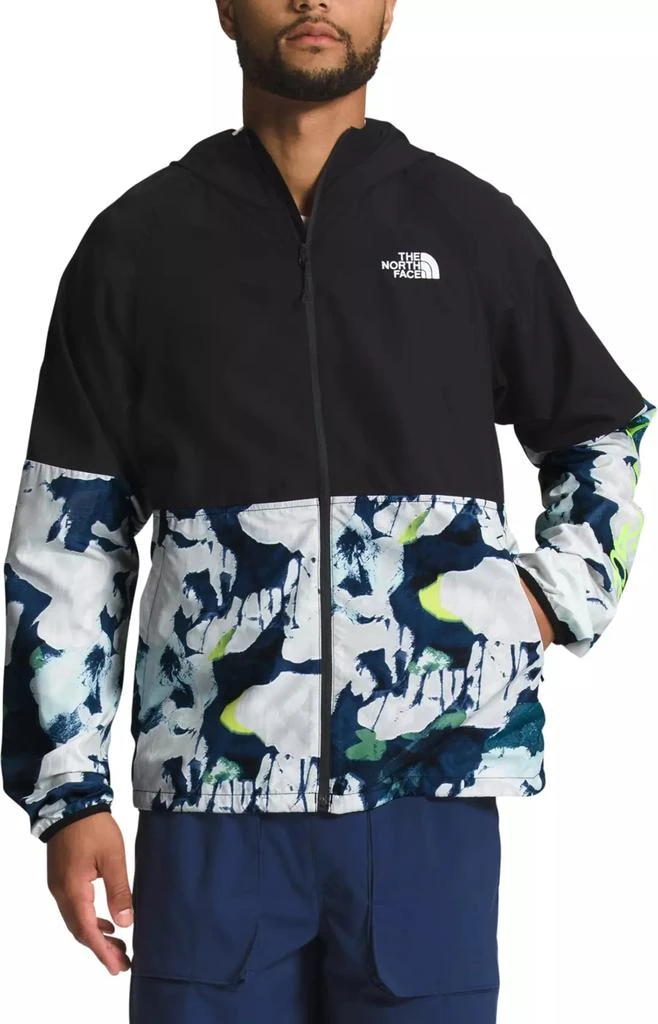 The North Face The North Face Men's Printed Flyweight 2.0 Hooded Full Zip Windbreaker 1
