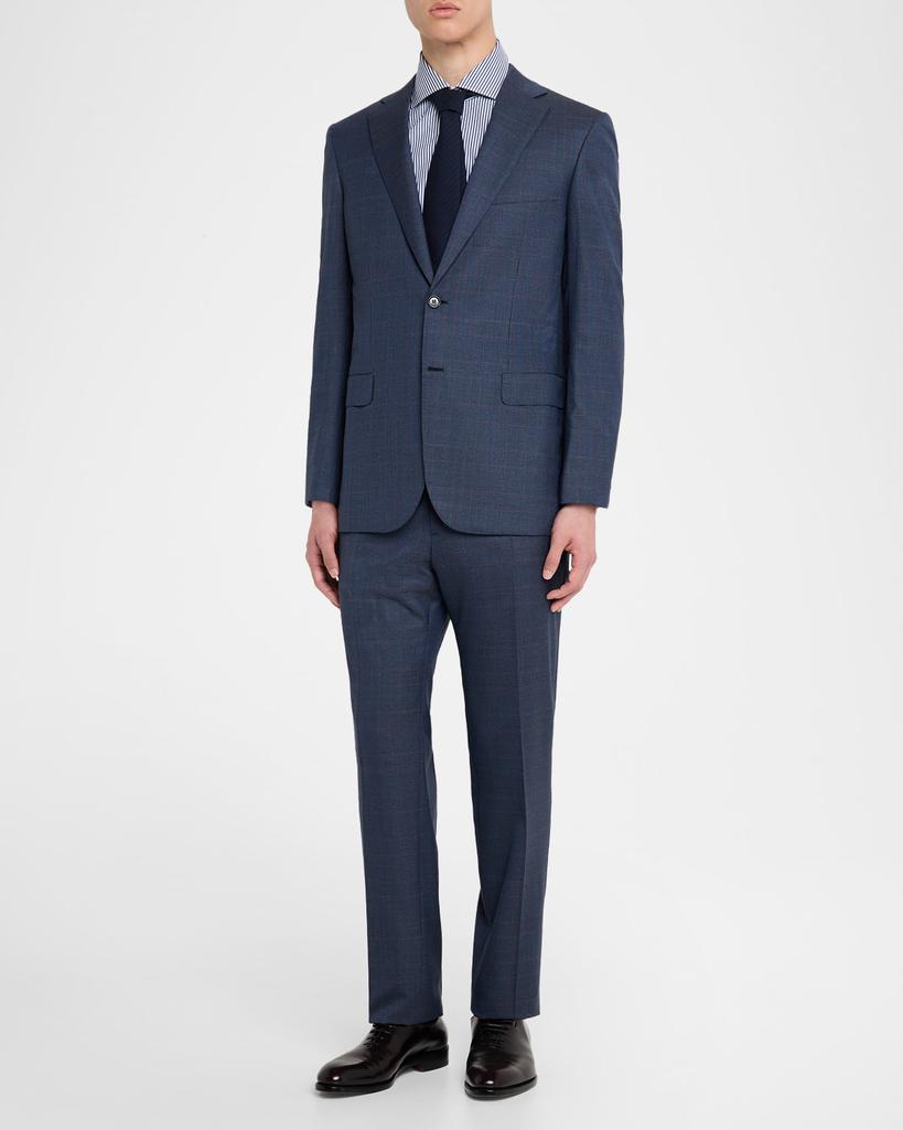 Brioni Men's Wool Plaid Two-Piece Suit