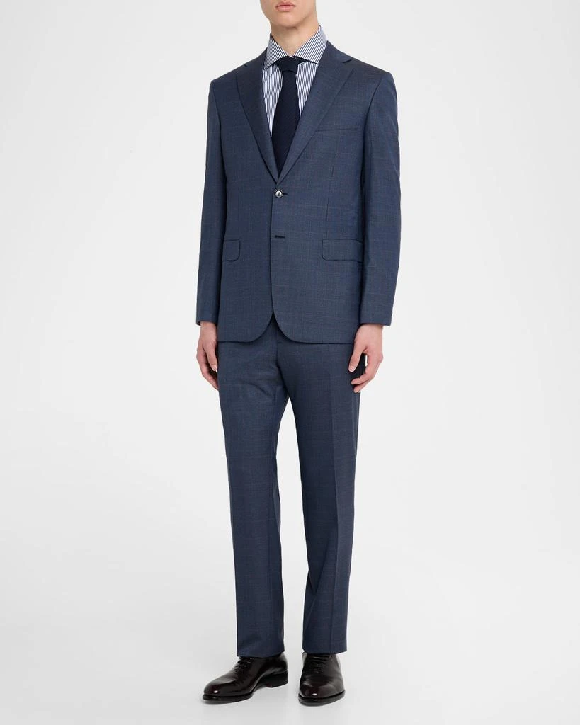 Brioni Men's Wool Plaid Two-Piece Suit 4