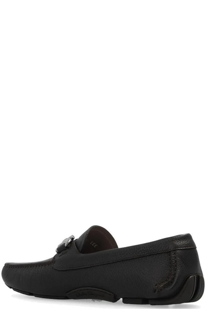 Salvatore Ferragamo Ferragamo Gancini Ornament Square-Toe Loafers 3