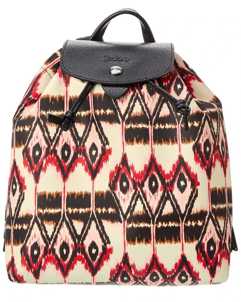 Longchamp Le Pliage Ikat Nylon & Leather Backpack 1