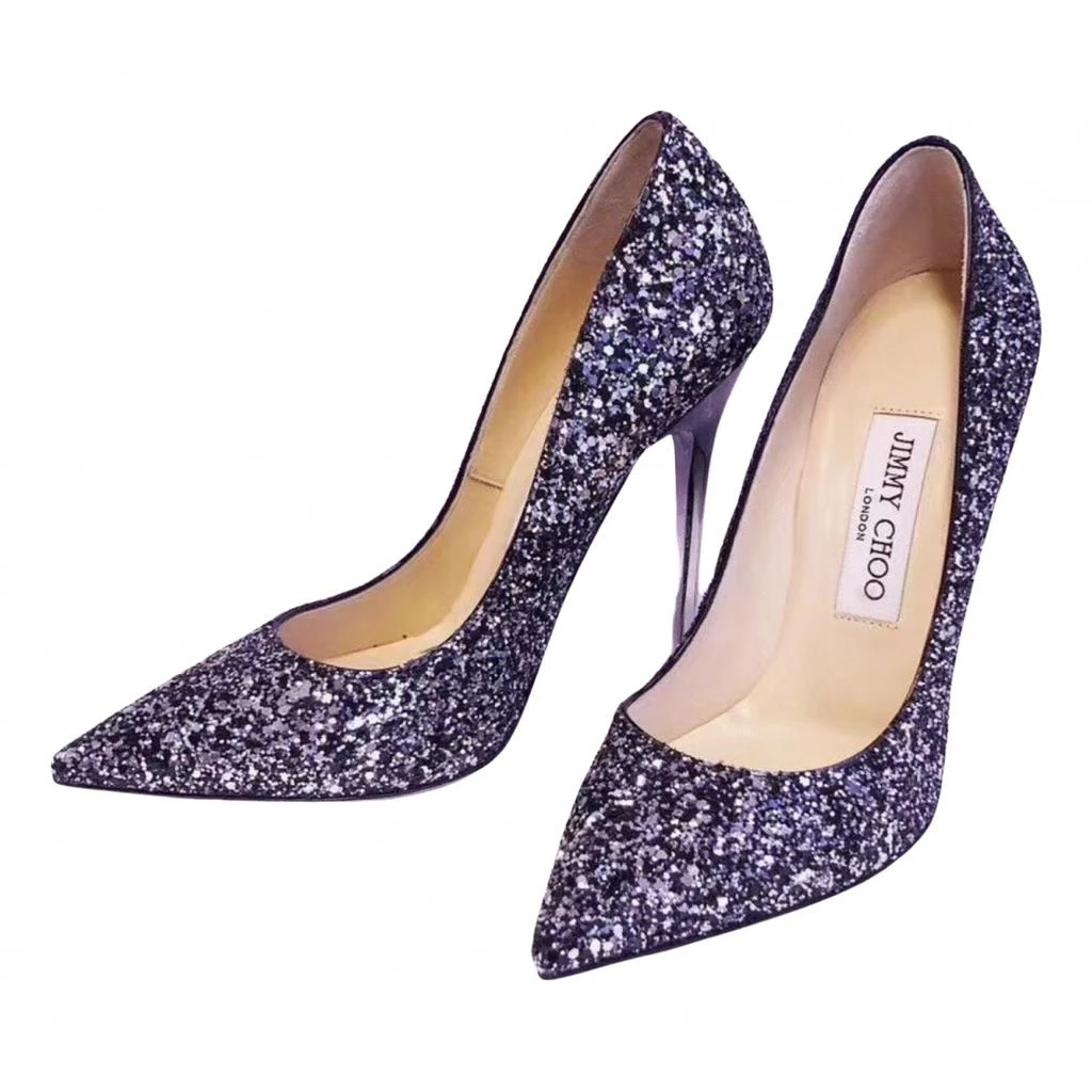 Jimmy Choo Jimmy Choo Anouk glitter heels 1