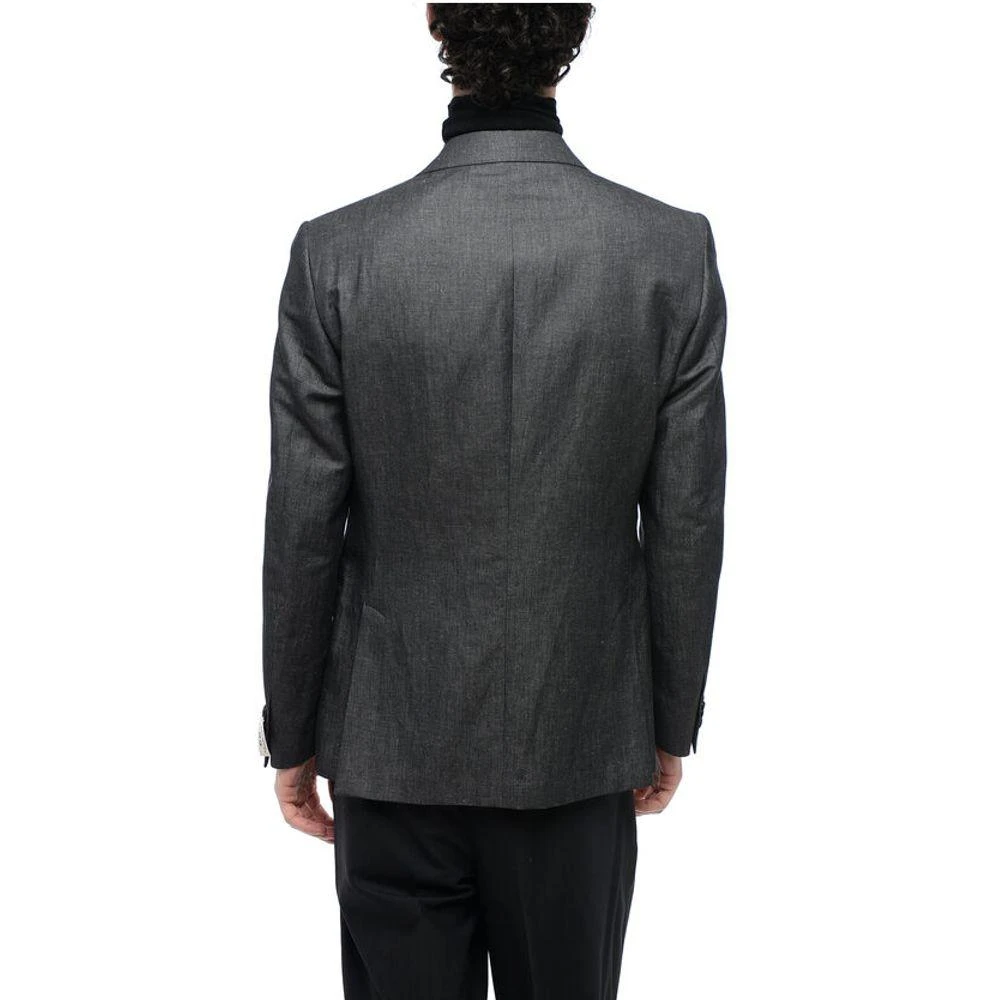 Corneliani CC COLLECTION Flax Blend Half-lined Men's Blazer 2