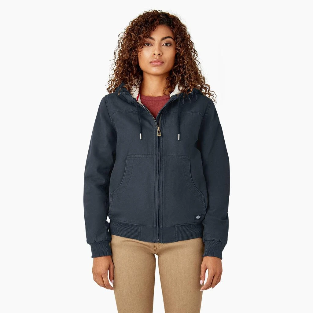 DICKIES Women's Fleece Lined Duck Canvas Jacket 1