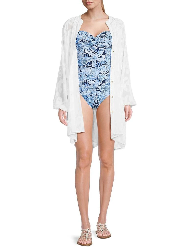 Lilly Pulitzer Andrae Cover-Up Shirt 2