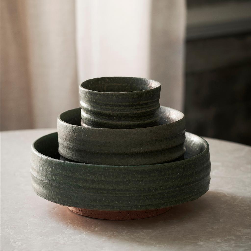 Ferm Living Ferm Living Serena Bowl - Ø12.5 - Green