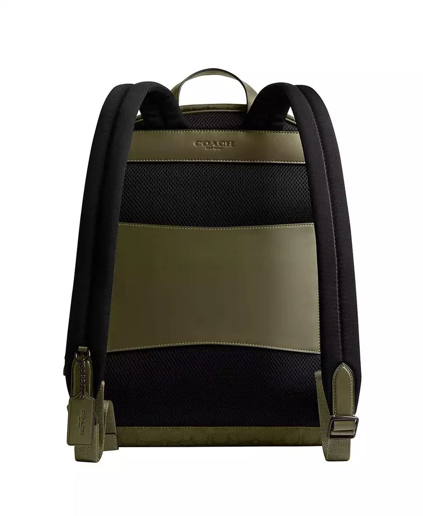 Coach Men's Signature Jacquard Backpack 9