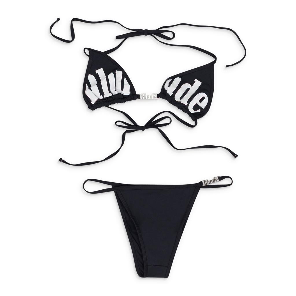 Rhude BLACK TROPEZ TWO-PIECE BIKINI