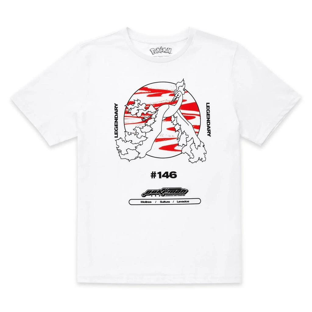 Original Hero Pokémon Moltres Legendary Women's T-Shirt - White 1
