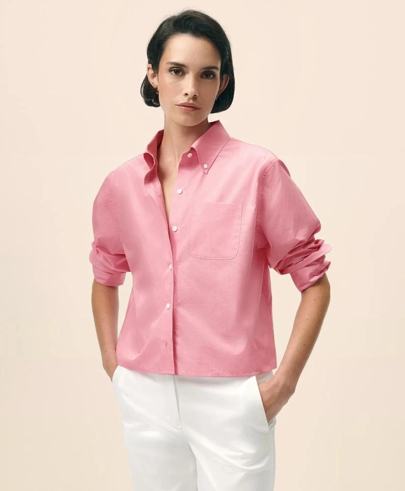 Brooks Brothers The Cropped Button-Down Shirt 3